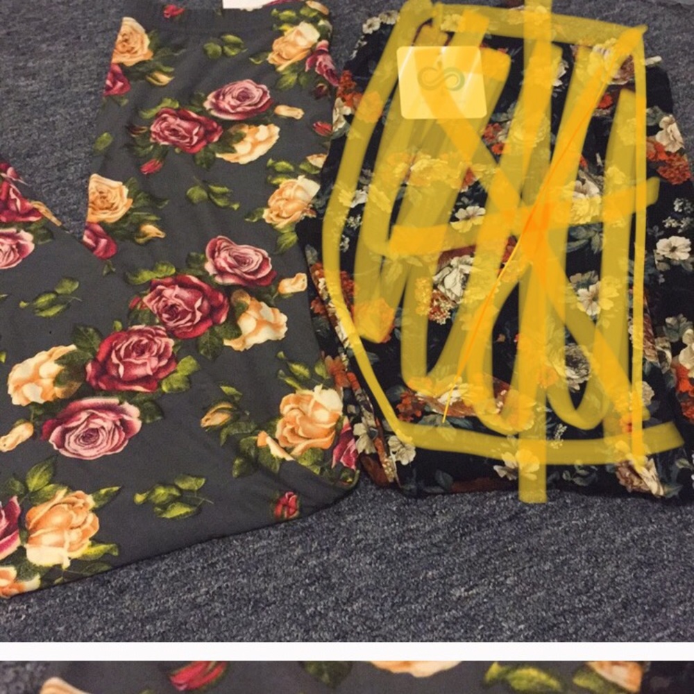 Infinity Raine leggings plus size floral (tc)